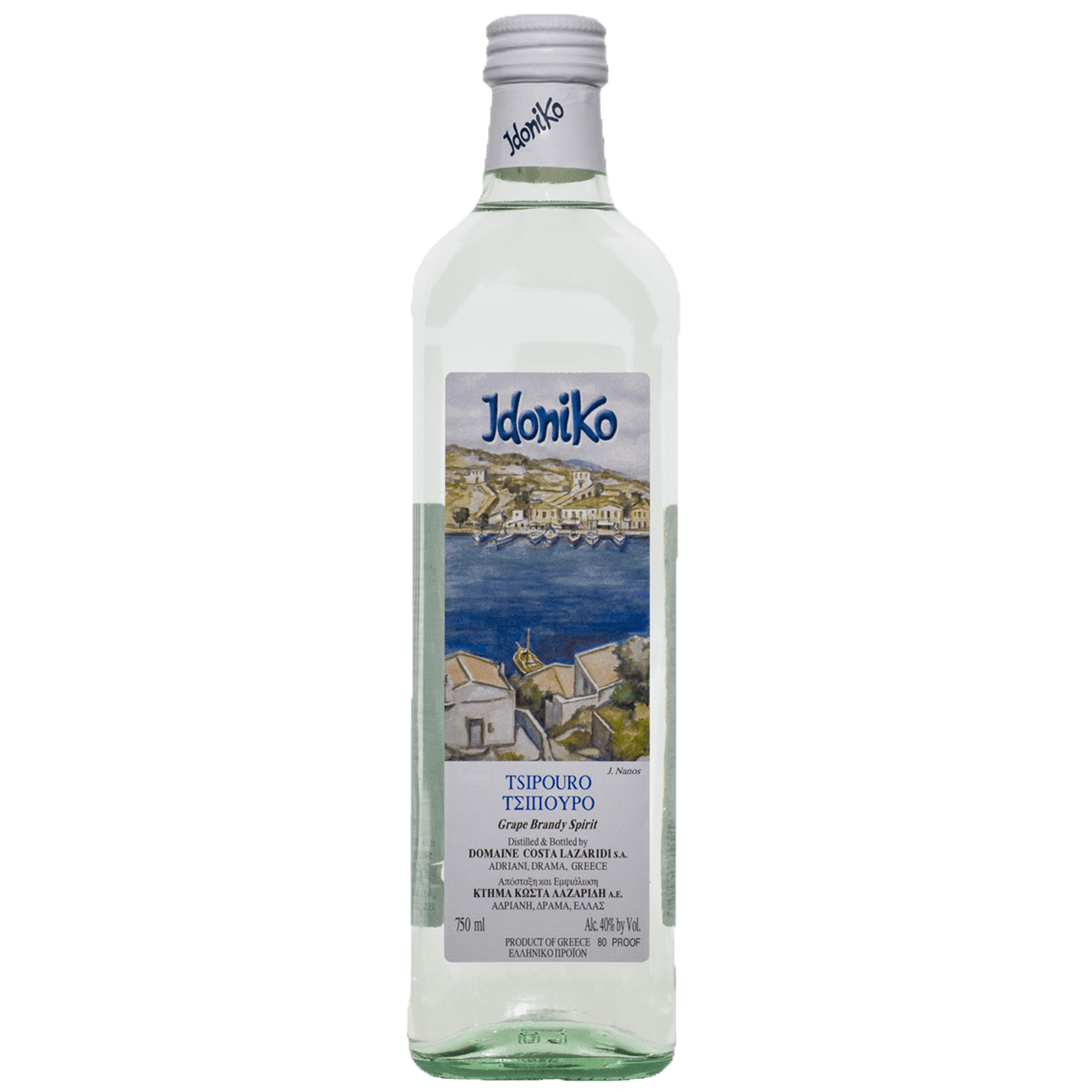 IDONIKO TSIPOURO GRAPE BRANDY 750ML