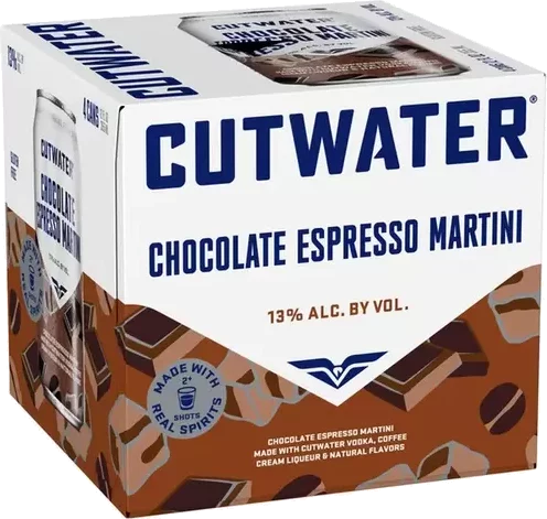 CUTWATER CHOCOLATE ESPRESSO MARTINI 355ML [4PK]