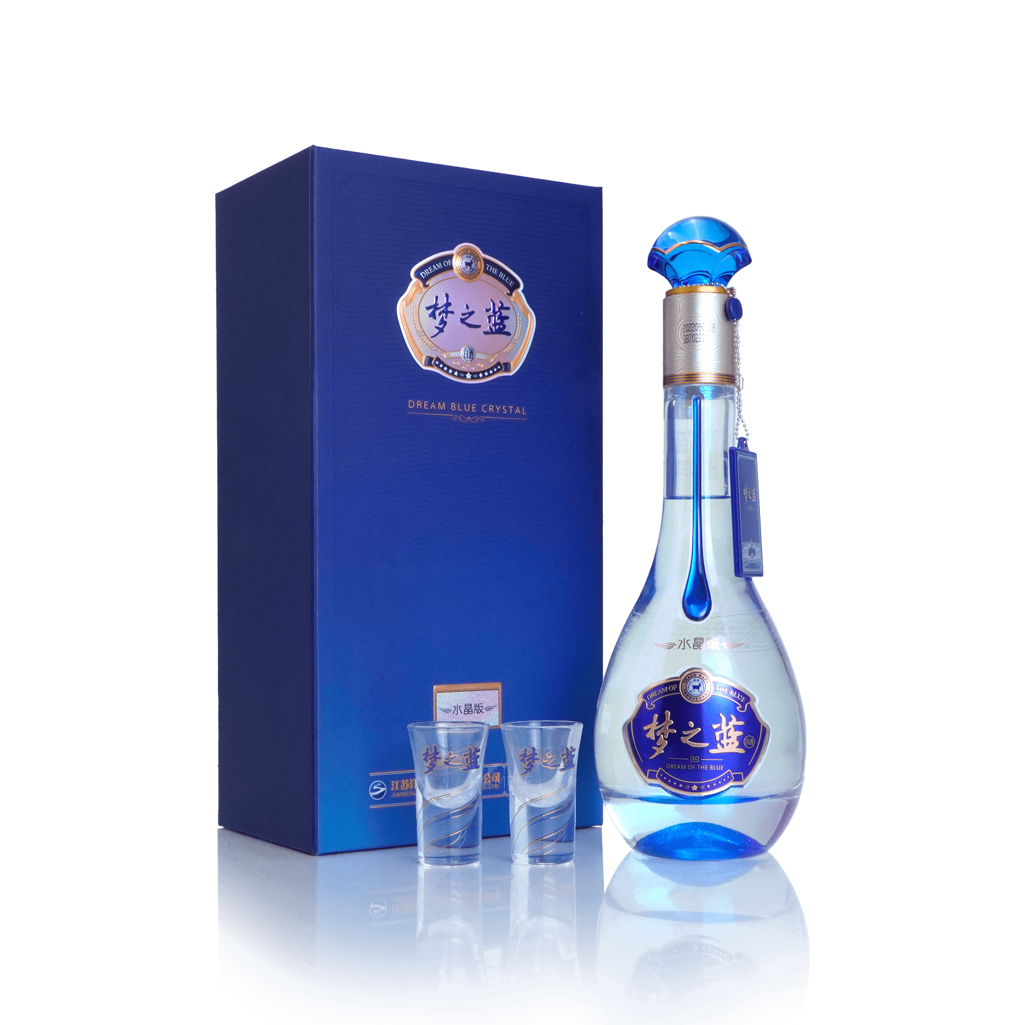 YANGHE MENG ZHI LAN DREAM BLUE CRYSTAL 375ML