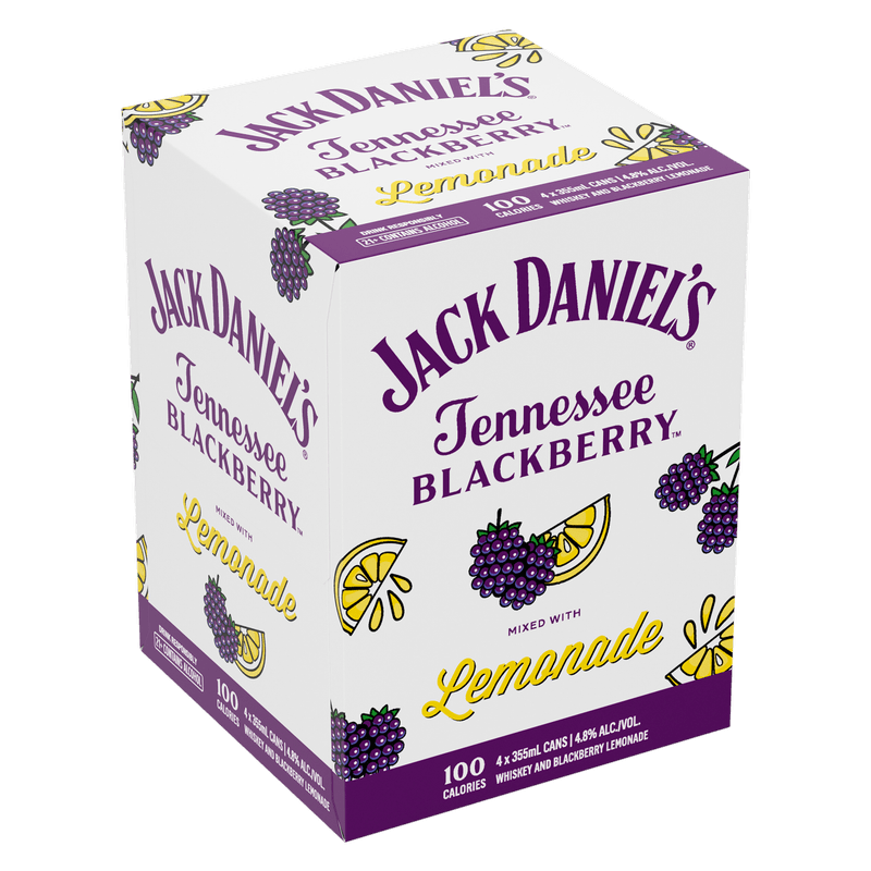 JACK DANIELS BLACKBERRY & LEMONADE CAN 355ML [4PK]