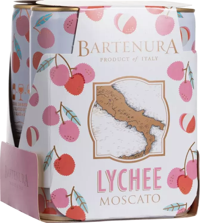 BARTENURA LYCHEE CAN 250ML [4PK]