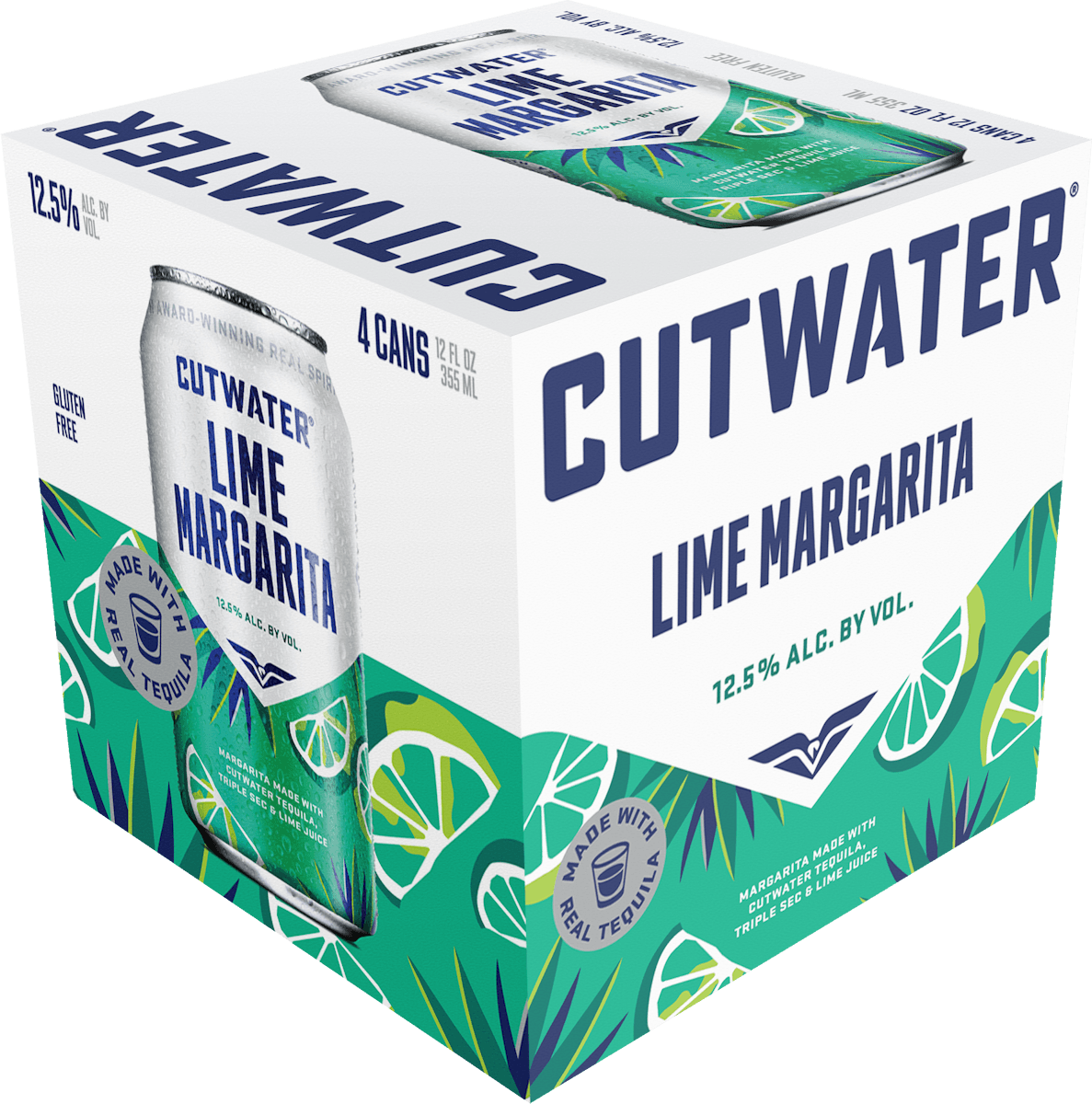 CUTWATER LIME MARGARITA 355ML [4PK]