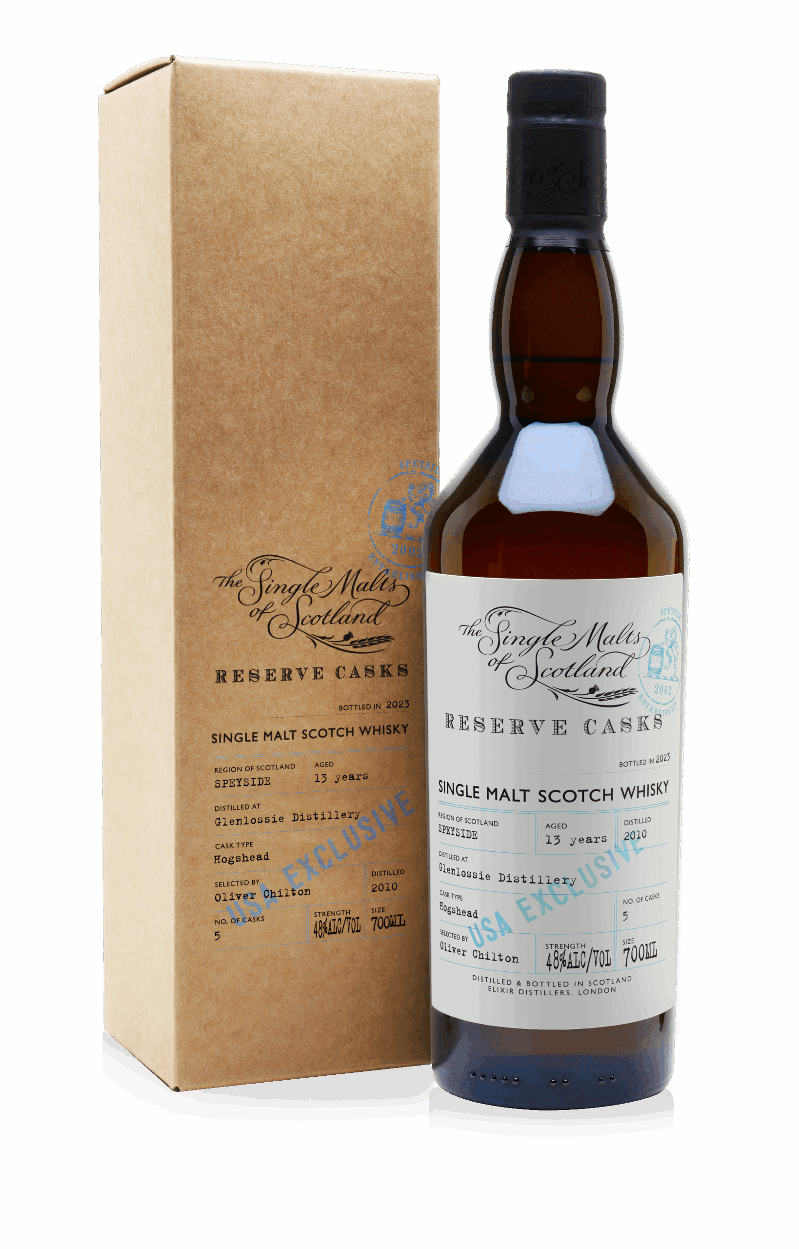 ELIXIR DISTILLERS GLENLOSSIE 13YR SINGLE MALT 700ML