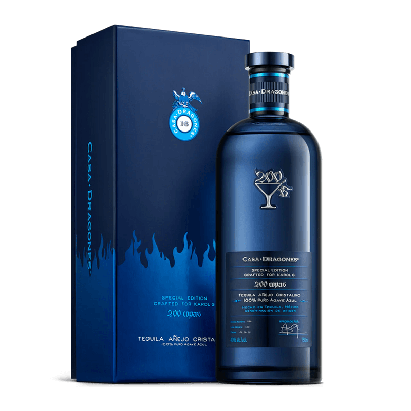 CASA DRAGONES ANEJO CRISTALINO 750ML