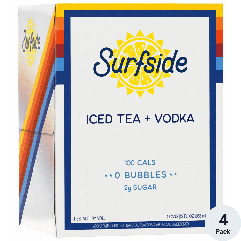 SURFSIDE ICED TEA VODKA 355ML [4PK]