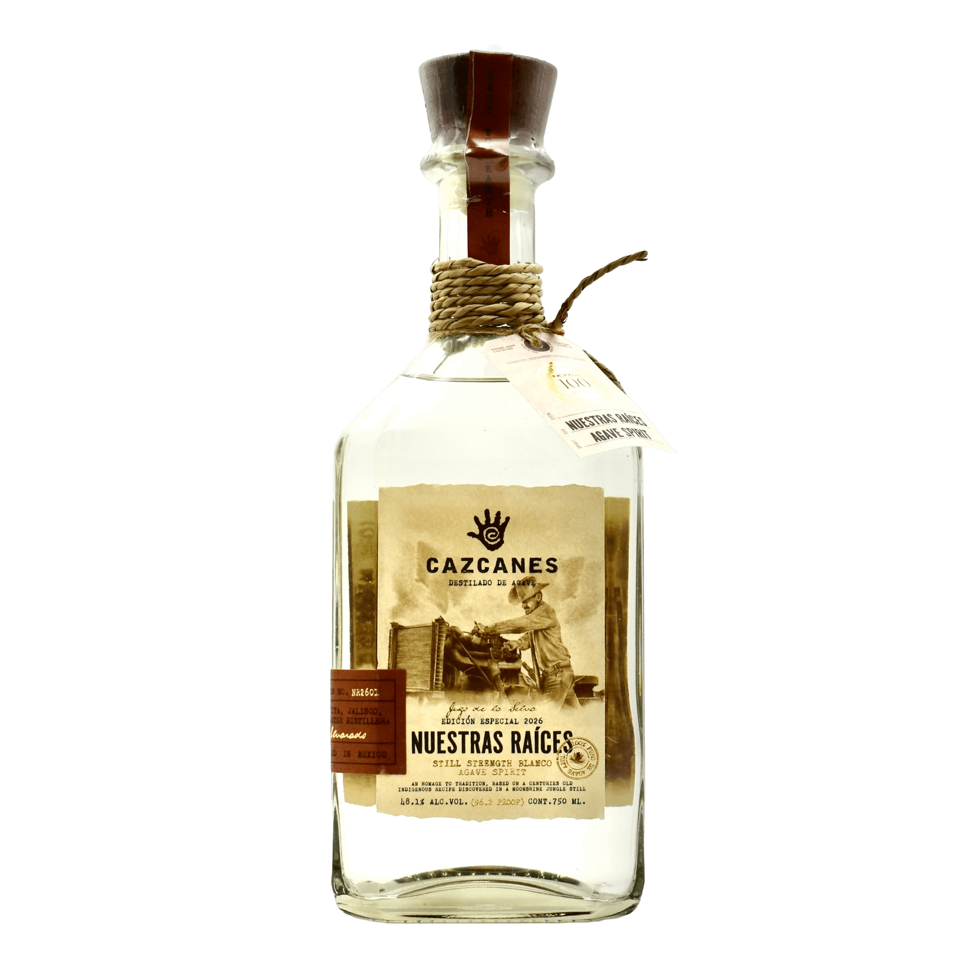 CAZCANES NUESTRAS RAICES BLANCO TEQUILA 750ML