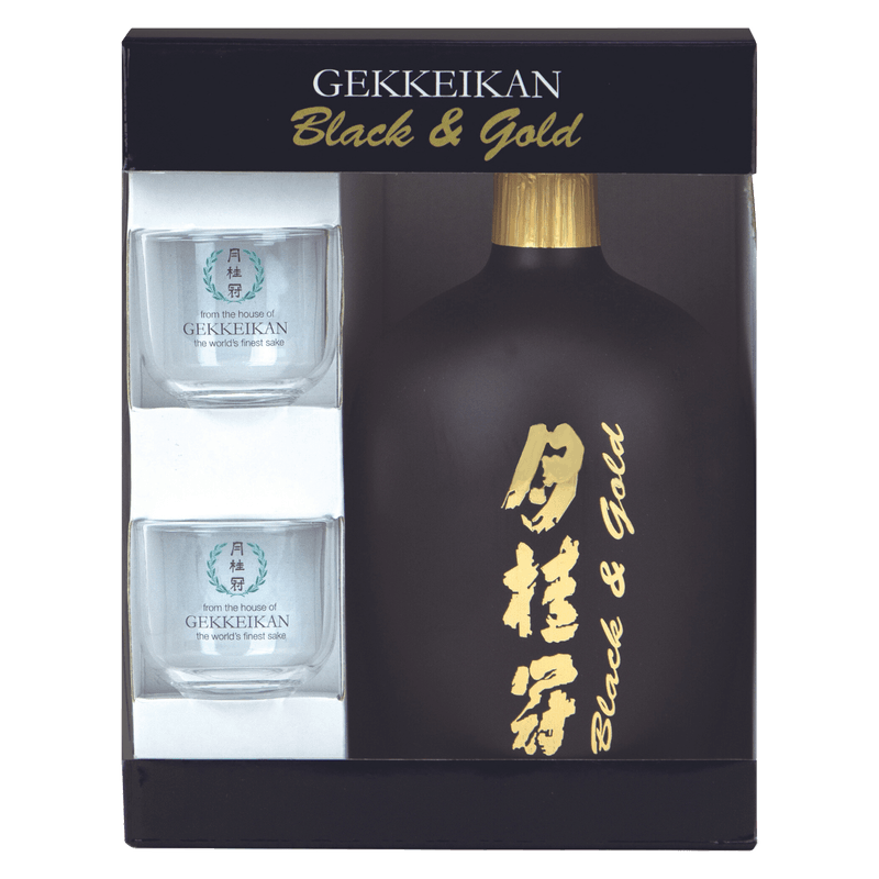 GEKKEIKAN BLACK AND GOLD W/ CUP 750ML